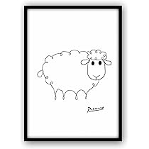 【額縁付き】A2 ポスター ピカソ 4 Amazon.co.jp: ピカソ ふくろうの絵 A4サイズ フレーム付き